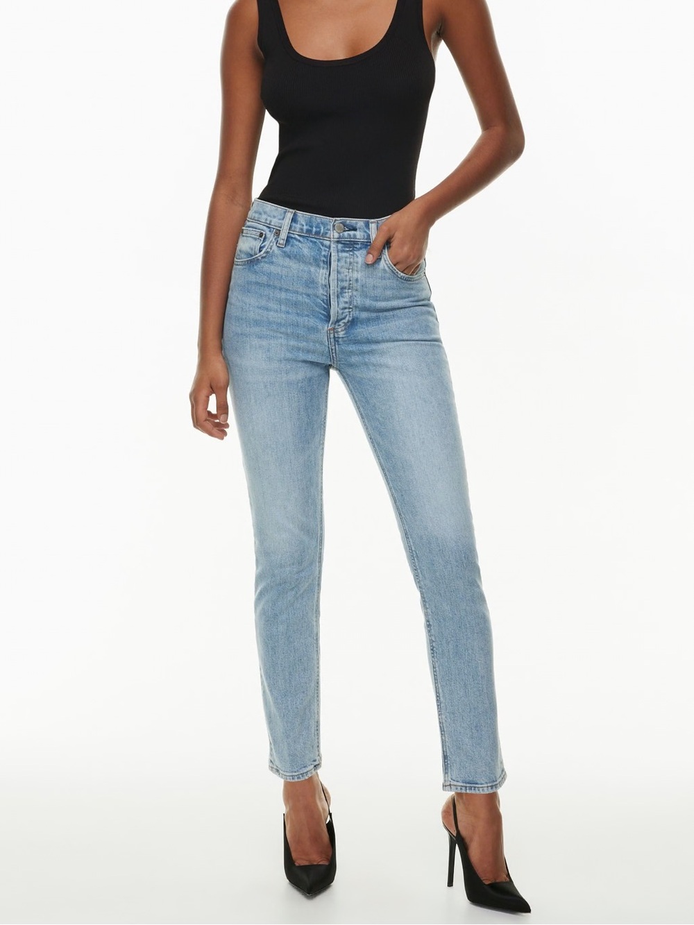 Denim Forum The Yoko High Rise Slim Jeans Size 25